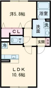 first sky Gの間取り画像