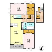 プラティーク Ⅰの間取り画像