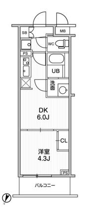 LIMERESIDENCE HIKIFUNEの間取り画像