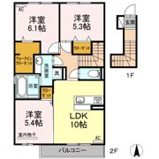 リヤン神園の間取り画像
