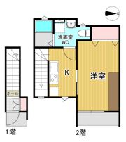 レセナ緑町Bの間取り画像