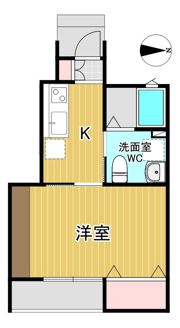 レセナ緑町Aの間取り画像