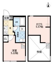 Four Leaf 越谷(フォーリーフ コシガヤ)の間取り画像