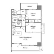 茶屋ヶ坂ライズの間取り画像