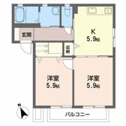 エターナルタウン Fの間取り画像