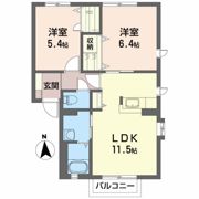 サニーコートKURAの間取り画像