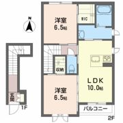 シャーメゾン南仙北Aの間取り画像