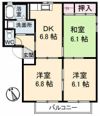 バリュージュ佐野 C棟の間取り画像