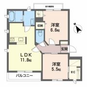 サンクエスト一番丁の間取り画像