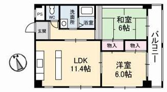 メゾンブランシュの間取り画像