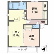 グランマスト春日 B棟の間取り画像