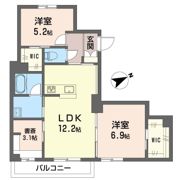 シャーメゾン湘南松が丘 Iの間取り画像