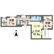 ノヴェルデ押堀の間取り画像