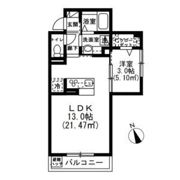 ソレイユ調布の間取り画像