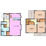 コーキア神楽ⅡA棟の間取り画像