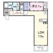 フロラージュの間取り画像