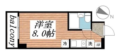 パレスハイツ津田沼の間取り画像