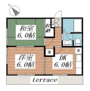 クレ－ル松飛台の間取り画像