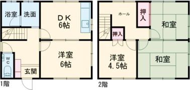 立石町1丁目貸家の間取り画像