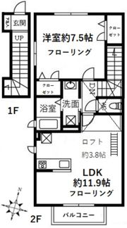 プラジールの間取り画像