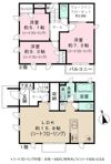 茅ヶ崎市旭が丘13戸建住宅の間取り画像
