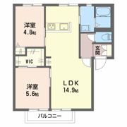 ヴィラ キャロット A棟の間取り画像
