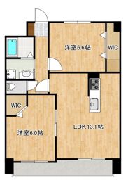 ブロンズ御船の間取り画像