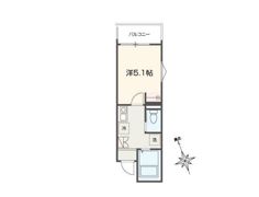 MELLAS小島新田の間取り画像