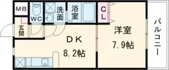 ヴィラカンパーニュの間取り画像