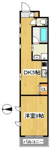 ラングハイツの間取り画像