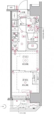 クレイシアIDZ川崎の間取り画像