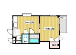 ヴィラホワイトの間取り画像