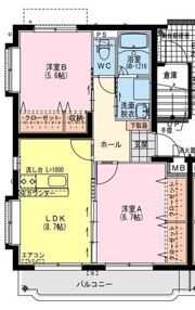 ユーミー小松Aの間取り画像