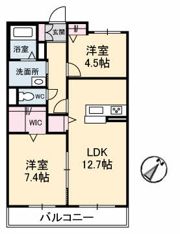 シャーメゾン宇多津 B棟の間取り画像