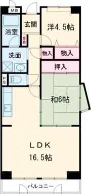 ノバ学園前3番館の間取り画像