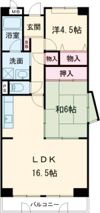 ノバ学園前3番館の間取り画像