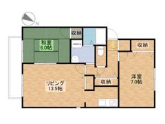 ハイカムール間瀬貝 Bの間取り画像