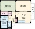ハイツカームの間取り画像
