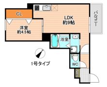 Crecia北方の間取り画像