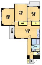 アセット西院の間取り画像