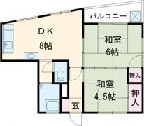 リバーハイツの間取り画像
