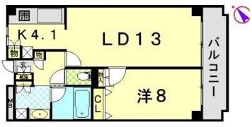 ロイトン松戸の間取り画像