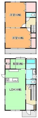 天神町一丁目戸建の間取り画像
