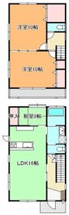 天神町一丁目戸建の間取り画像
