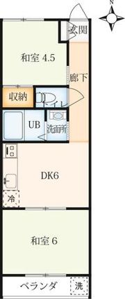 大南ハイツの間取り画像
