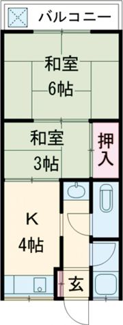 第2ひかりコーポの間取り画像