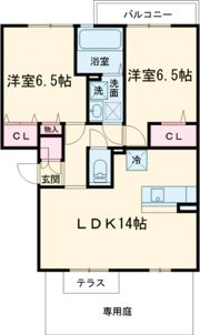 ラ ヴィーテ 北花田の間取り画像