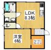Hoshinomiya糸伝コーポの間取り画像