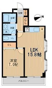 グリーンヒルズ芦花の間取り画像