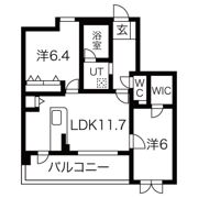 ハッピーコート飾磨の間取り画像